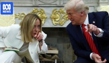 Donald Trump and Giorgia Meloni's rift laid bare at NATO
