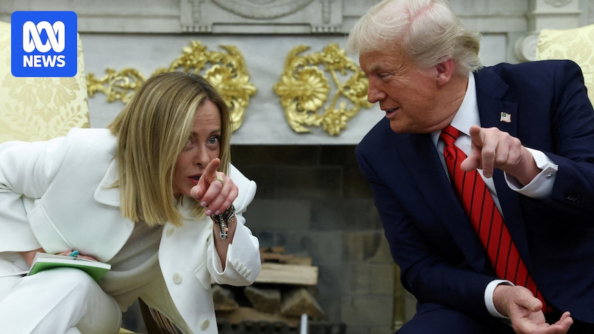 Donald Trump and Giorgia Meloni's rift laid bare at NATO