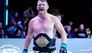 Karate Combat 62 results: Bloody Sam Alvey upsets Uriah Hall in successful title defense