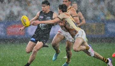 AFL match report: Blues defeated by Hawks