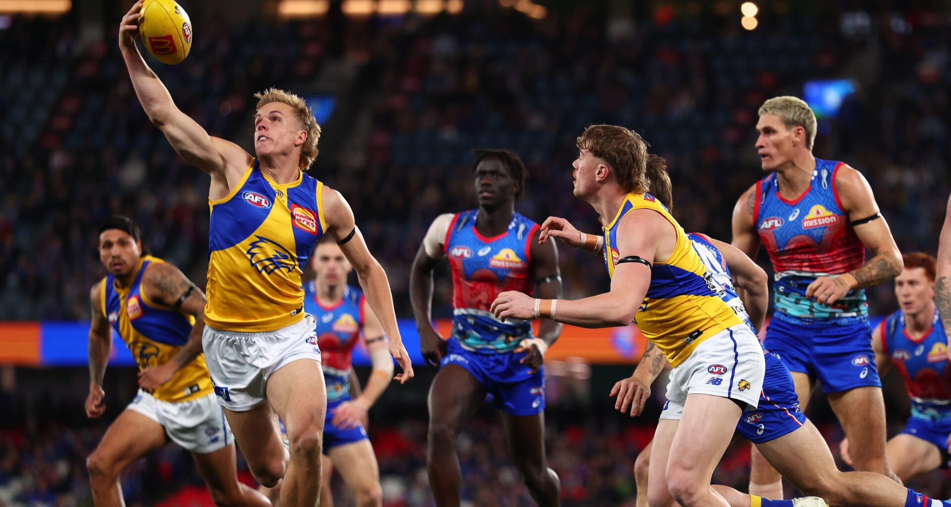 Match Report: Dogs surge late to deny Eagles
