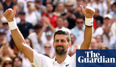 Djokovic breaks Wimbledon record with win over Safiullin to reach quarter-finals | Wimbledon 2026