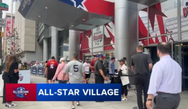 MLB All-Star Village draws thousands of fans on opening day in Philadelphia