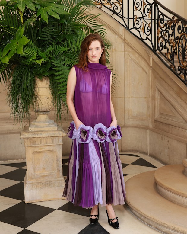 Grace Gummer at the Christian Dior Haute Couture Fall/Winter 2026/2027 show at Paris Fashion Week on July 6, 2026 in Paris, France.