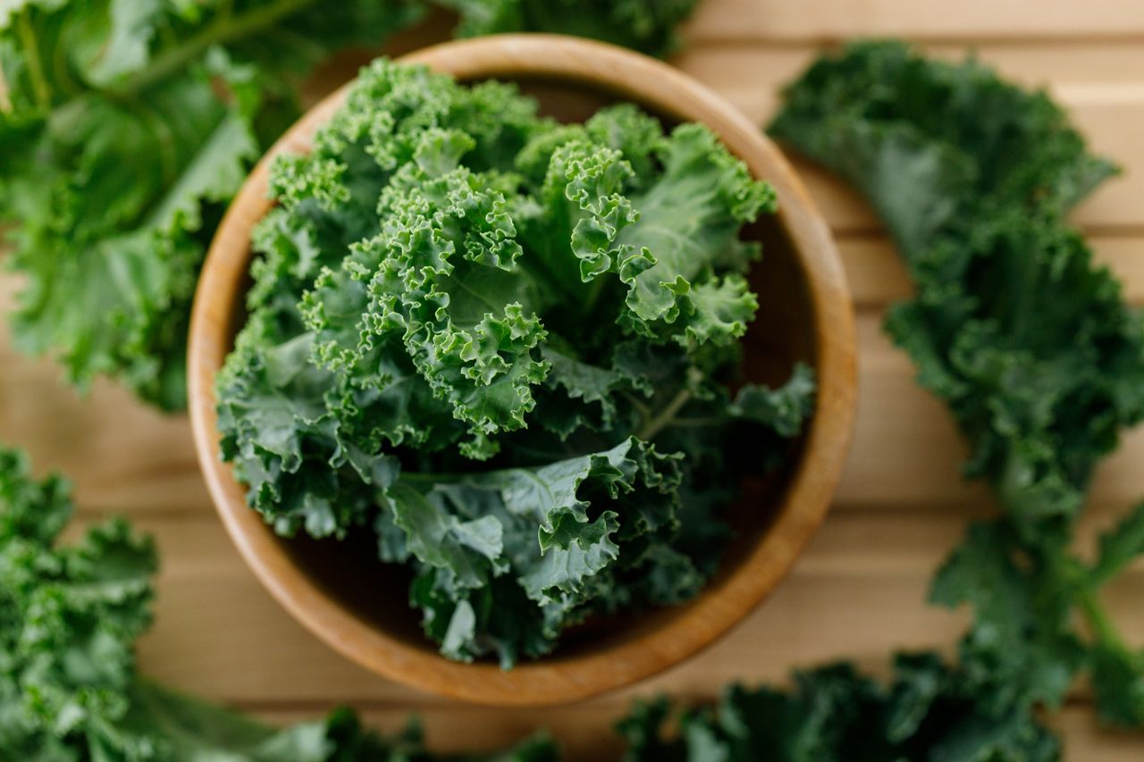 Kale is rich in vitamins with antioxidant properties, like vitamins A and C.Credit: janecocoa / Getty Images