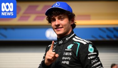 Kimi Antonelli dominates to claim pole at Belgian F1 Grand Prix, Oscar Piastri starts seventh