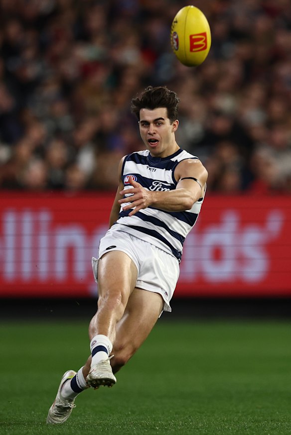 Oisin Mullin has established himself as one of Geelong’s most important players.