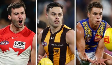 TEAMS: Swans make SIX changes, key Hawk injured, young Eagle dropped again
