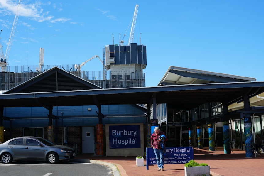 A hospital building site