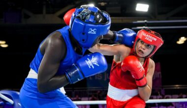 Lucy Kings-Wheatley wins Commonwealth Games boxing debut