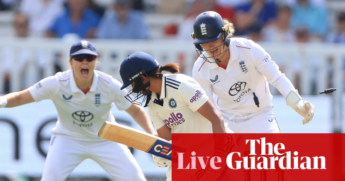 England v India: women’s cricket Test match, day one – live | Women's cricket