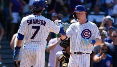 Swanson belts three home runs, drives in eight