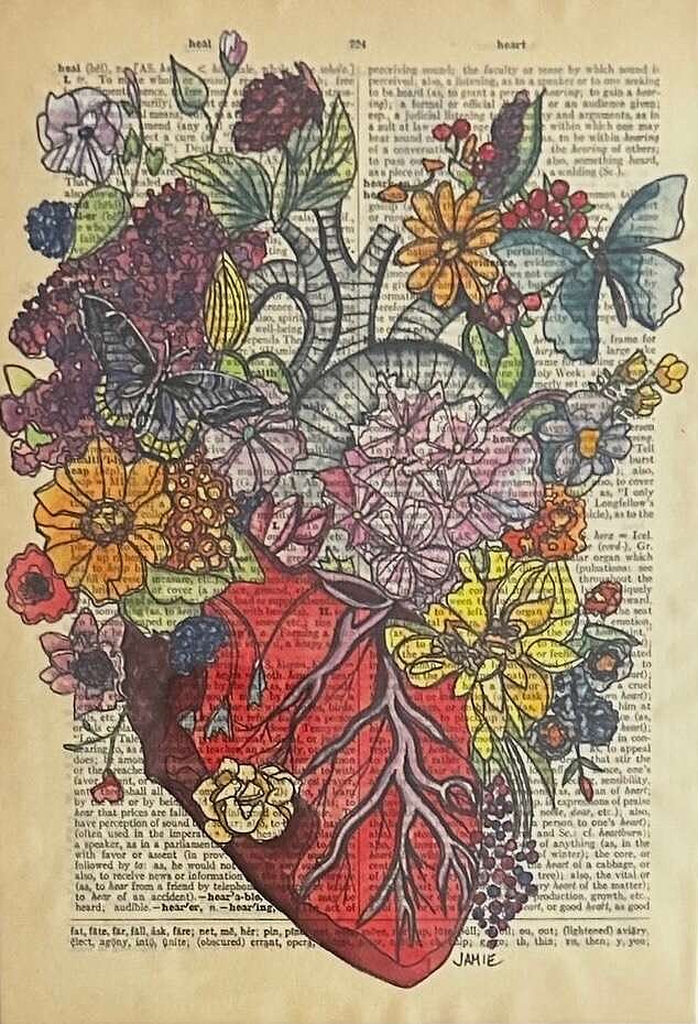 A mixed media work of art by Hot Springs artist Jamie Craddock is shown. (Submitted photo)