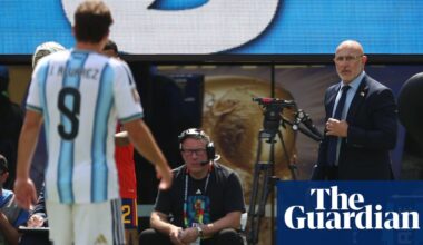 Argentina behaviour after World Cup final was ‘intolerable’, says De la Fuente | Spain