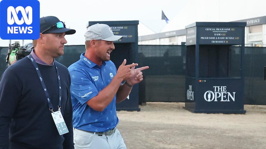 Bryson DeChambeau fumes at two-shot penalty at The Open after trampling grass