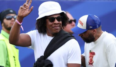 Jay-Z, Travis Scott & Cardi B Attend Michael Rubin's White Party