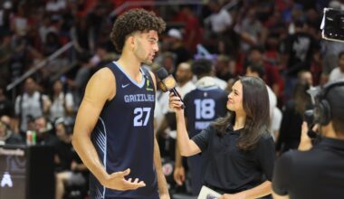 Cameron Boozer Talks NBA Summer League Debut with Grizzlies After No. 3 Draft Pick
