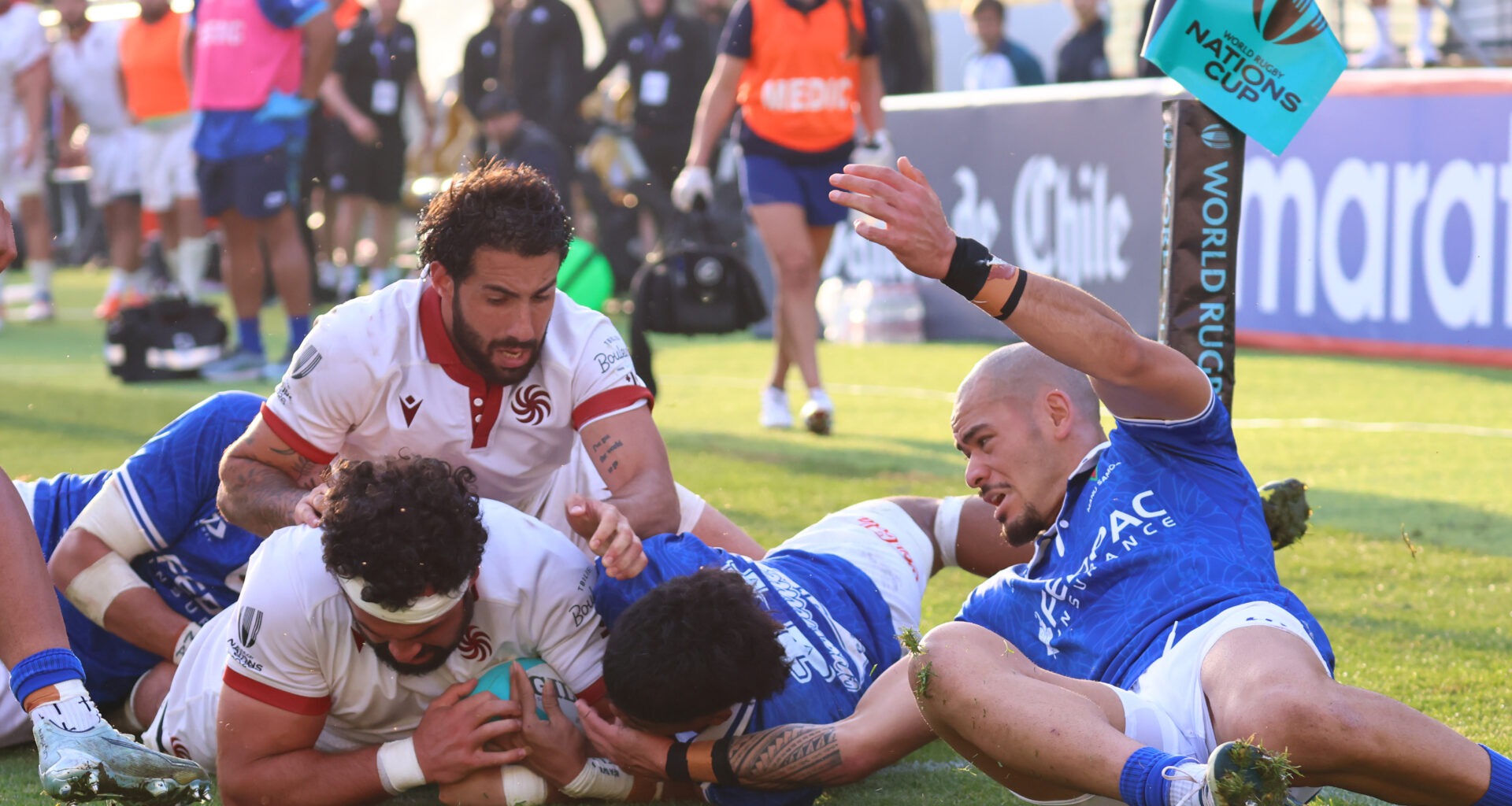 Hard fought battles dominate the second week of World Rugby Nations Cup action