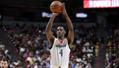 AJ Dybantsa Shut Down for Rest of NBA Summer League by Wizards, Full Stats for No. 1 Pick