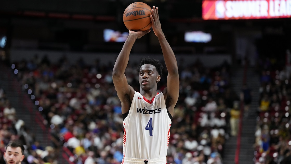 AJ Dybantsa Shut Down for Rest of NBA Summer League by Wizards, Full Stats for No. 1 Pick