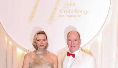 Princess Charlene of Monaco pays homage to Grace Kelly at the glittering Rose Ball