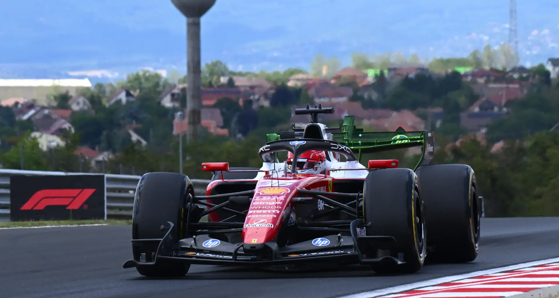 BUDAPEST, HUNGARY - JULY 24: Charles Leclerc of Monaco driving the (16) Scuderia Ferrari SF-26 on
