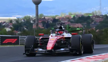 BUDAPEST, HUNGARY - JULY 24: Charles Leclerc of Monaco driving the (16) Scuderia Ferrari SF-26 on