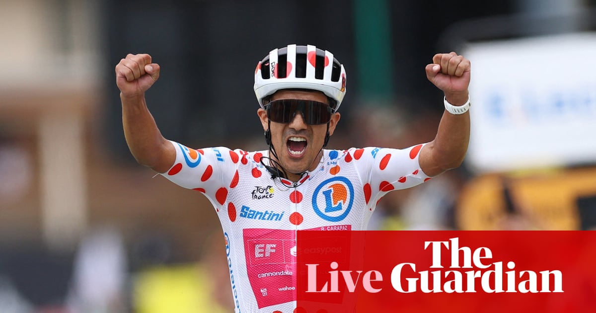 Tour de France 2026: Carapaz wins stage 20 on dramatic climb of Alpe d’Huez –as it happened | Tour de France 2026