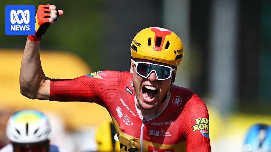 Norway's Soeren Waerenskjold wins fastest-ever Tour de France stage as Tadej Pogačar protects lead