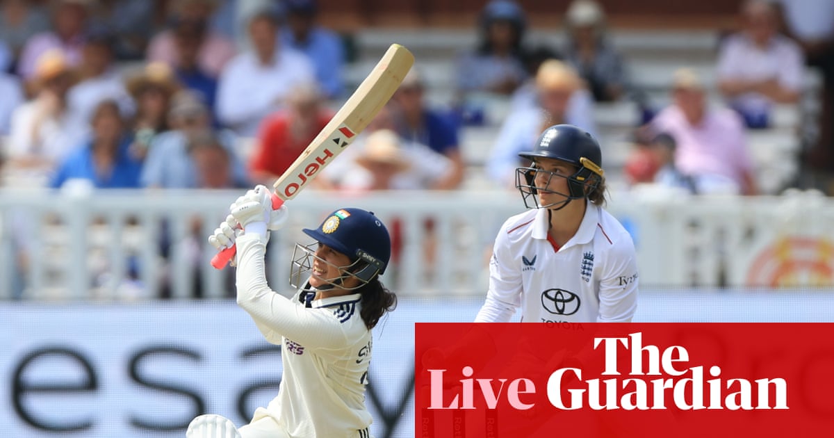 England v India: women’s cricket Test match, day one – live | Women's cricket