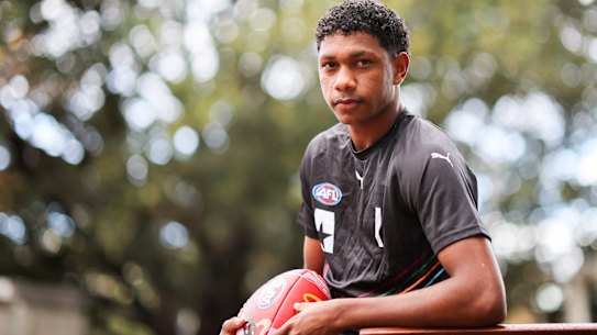 Sonny Smiler jnr comes from a famous family and has big dreams of his own.