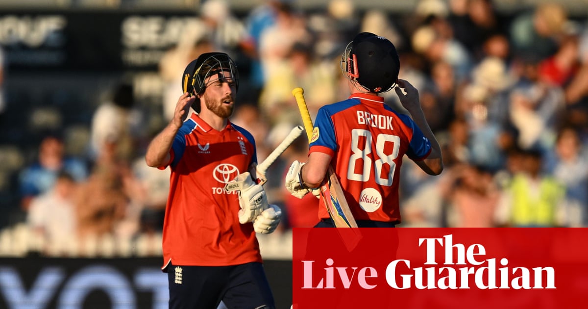 England defeat India in fourth men’s T20 cricket international – as it happens | Cricket