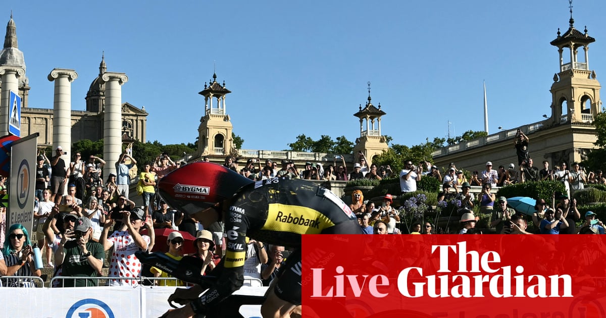 Tour de France 2026 stage one: Vingegaard in yellow after team time trial success – live | Tour de France 2026