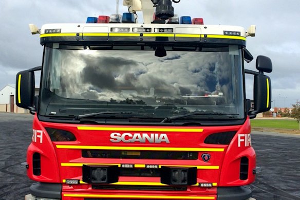 A Fire Rescue Victoria vehicle.