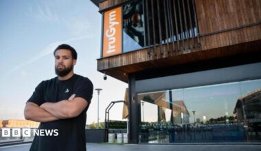 A man with his arms folded, standing outside truGym in Chatham, which will become Club Eight³, a specialist health club for people looking for elite performance and longevity