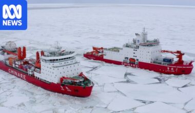 US tracks Chinese icebreakers that visit Australian ports