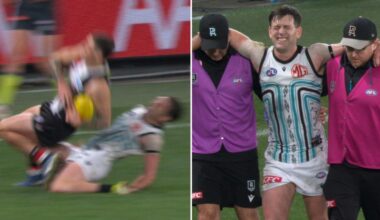 AFL 2026: Zak Butters ankle injury, Port Adelaide vs St Kilda, video, latest news