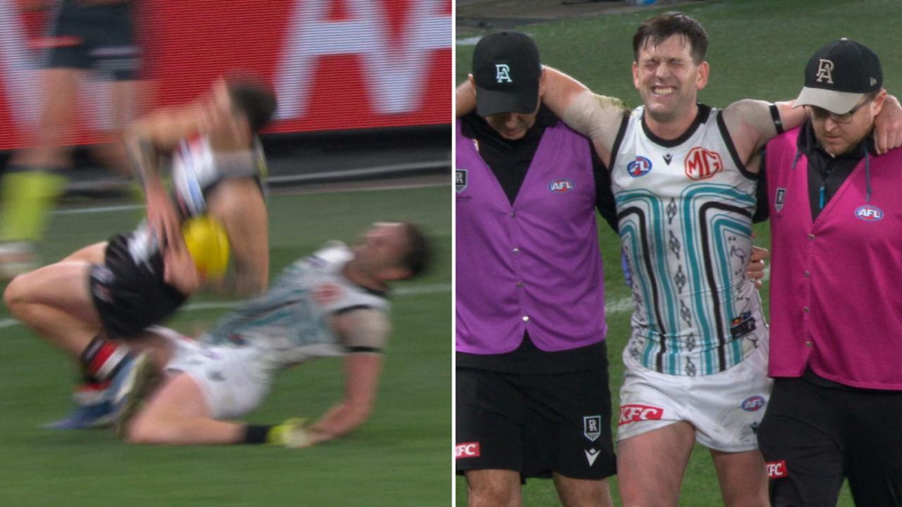 AFL 2026: Zak Butters ankle injury, Port Adelaide vs St Kilda, video, latest news