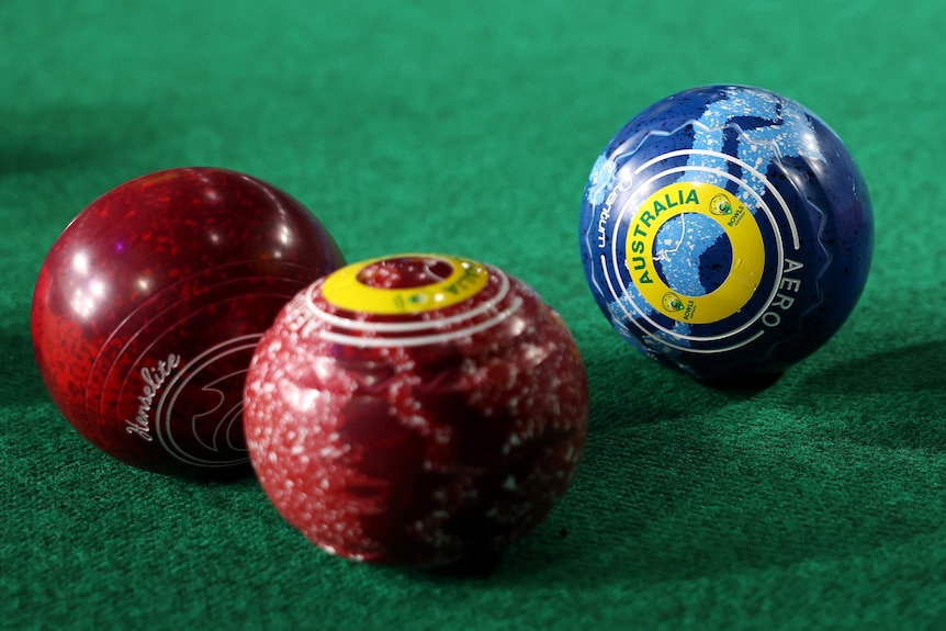 Bowls, including an Australian ball, at the 2026 Commonwealth Games training.