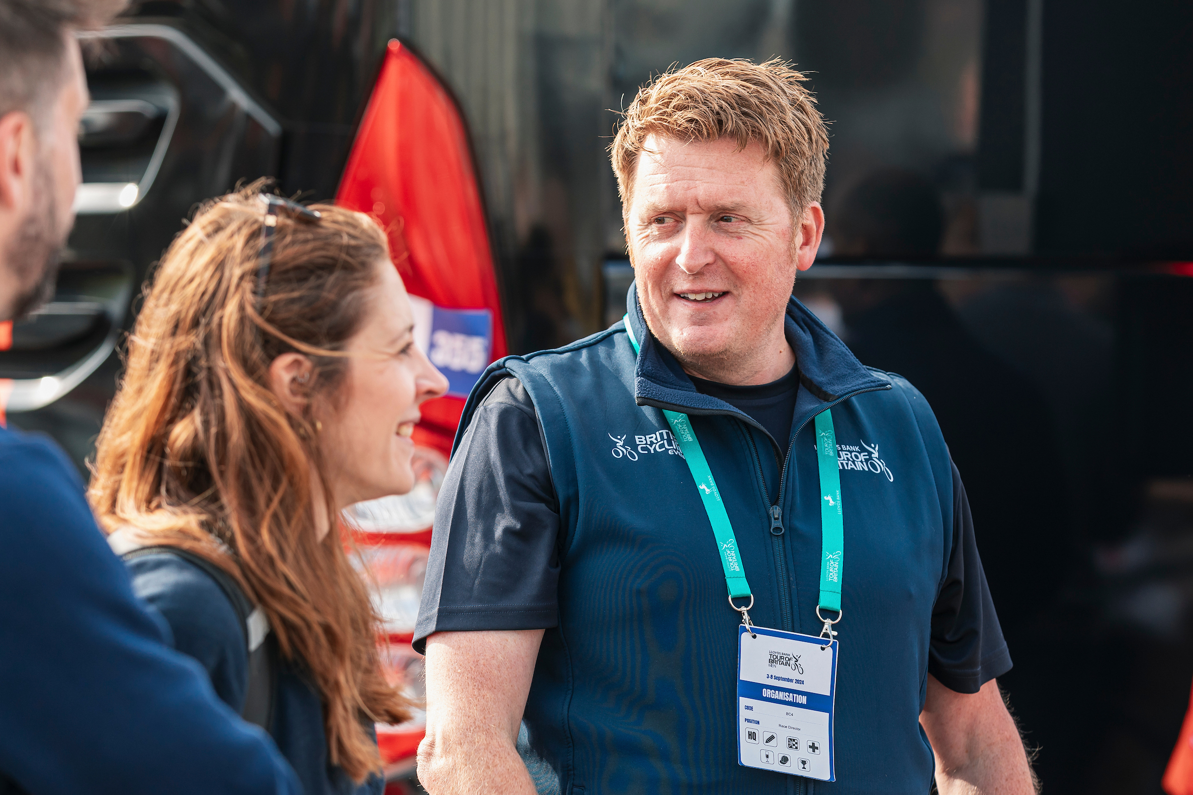Picture by Elliot Keen​​​​/British Cycling/via SWpix.com - 06/09/2024 - Lloyds Bank Tour of Britain 2024 - Stage 4: Derby to Newark-On-Trent, England - Tour of Britain Race Director Rod Ellingworth