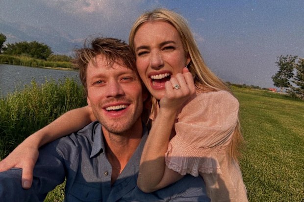 Emma Roberts and Cody John