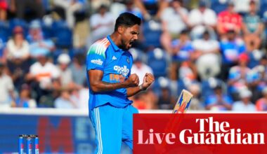 England v India: second men’s one-day cricket international – live | Cricket