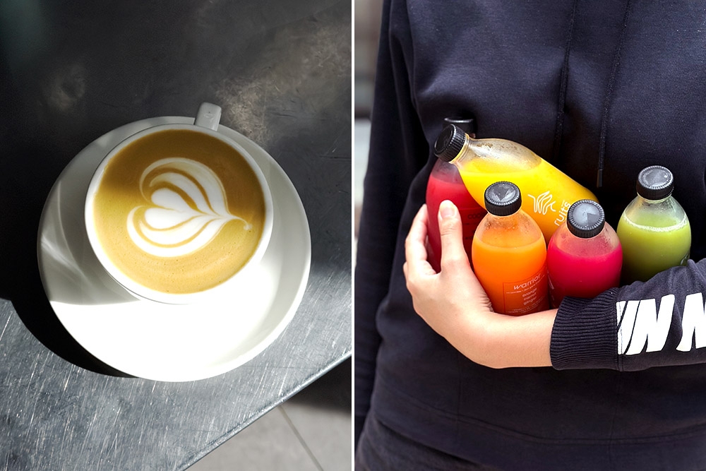From coffee to popular juice blends like Hot Stuff, Beet It and Glow Up. — Picture courtesy of Ruits Juices