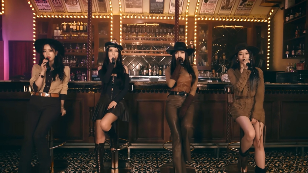 T-ara appear in a screengrab from the music video of their track All Kill. — Picture screengrab/YouTube Dingo Music