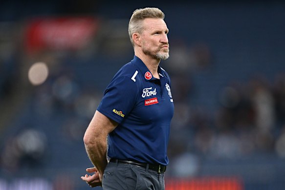 Nathan Buckley missed out to Ken Hinkley on the Tasmania Devils coaching job.