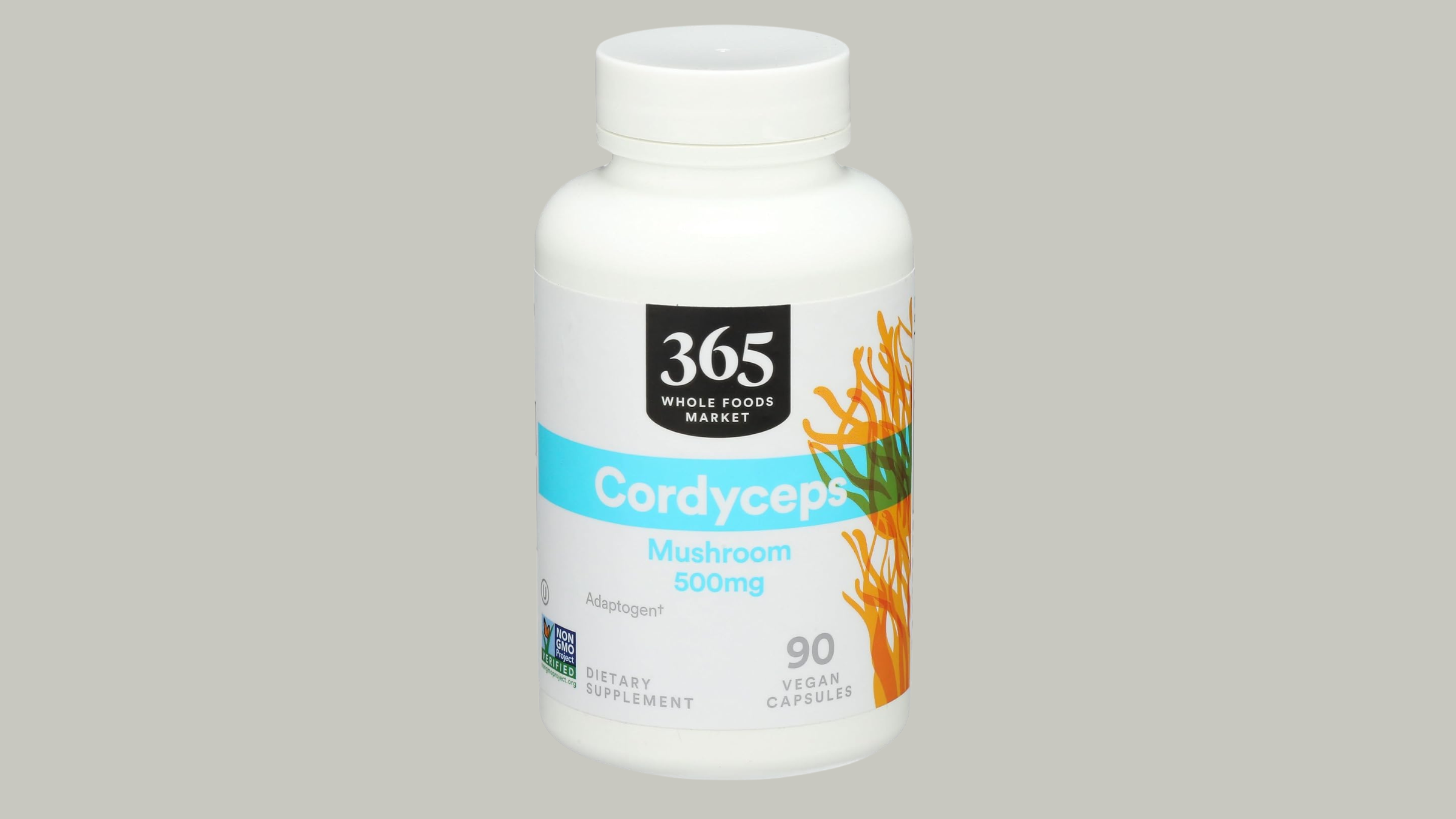 bottle of 365 cordyceps supplement