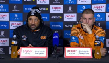 ‘Why the change of heart?’: Benji grilled over Luai’s future as coach shuts down journo