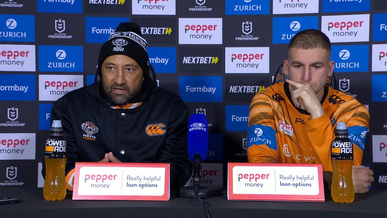 ‘Why the change of heart?’: Benji grilled over Luai’s future as coach shuts down journo