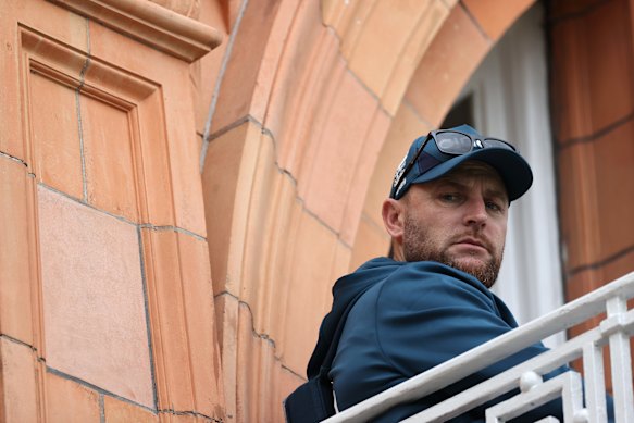 Former England Test coach Brendon McCullum.