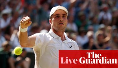 Wimbledon 2026: Cobolli v Fery, Fritz v Zverev; Noskova and Kostyuk power through in quarter-finals – live | Wimbledon 2026